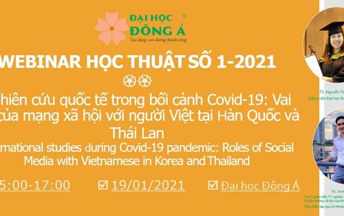 Webinar học thuật số 1-2021