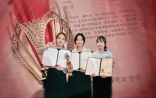 Sinh viên Khoa NN&VH Hàn Quốc - Đại học Đông Á là đại diện Việt Nam dự thi "Hùng biện Tiếng Hàn lần thứ 28"